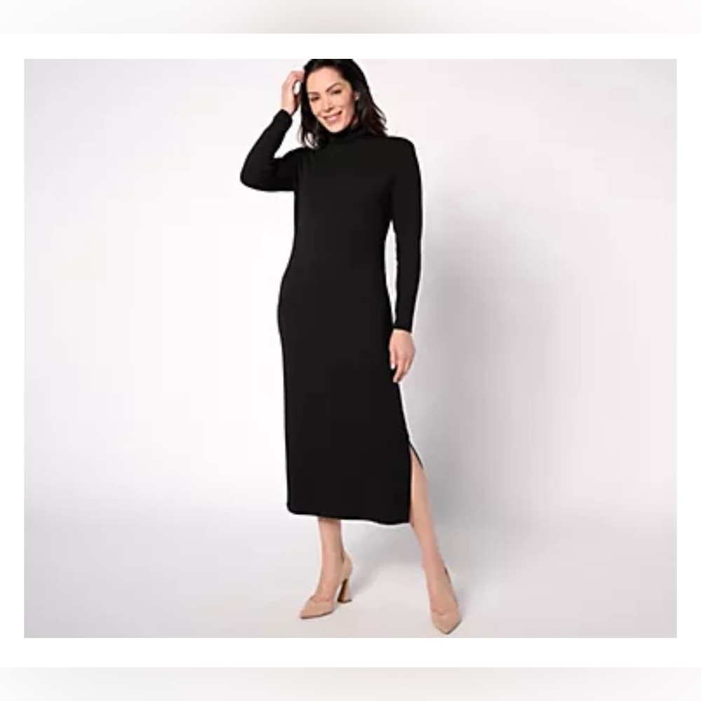 Women with Control Midi Dress - Large Petite